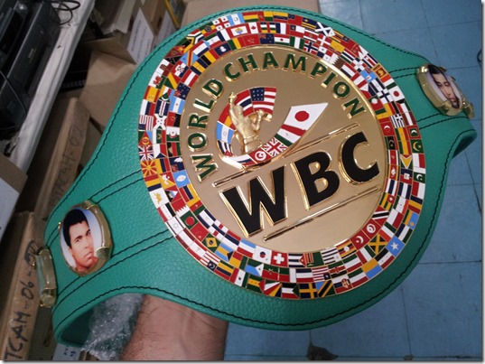 WBCボックシングチャンピオンベルト - 美術品